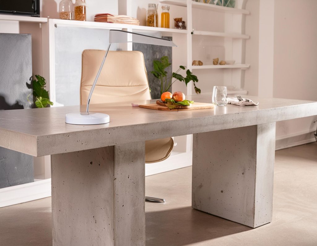 Lightweight Concrete Dining Table