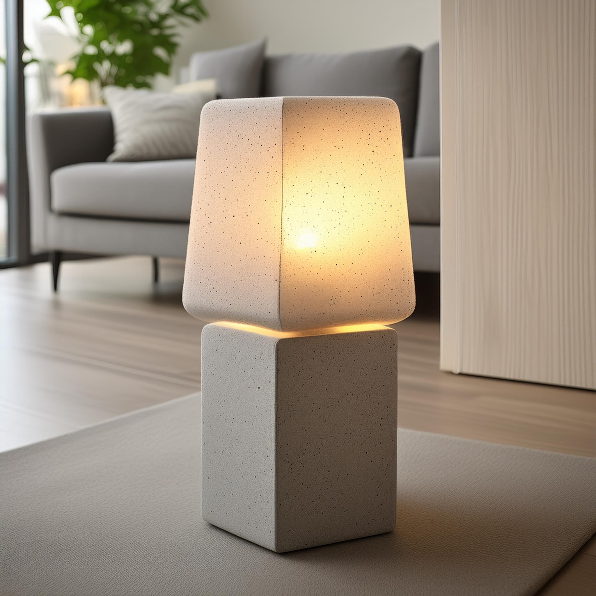 Lightweight Concrete Lamp Base