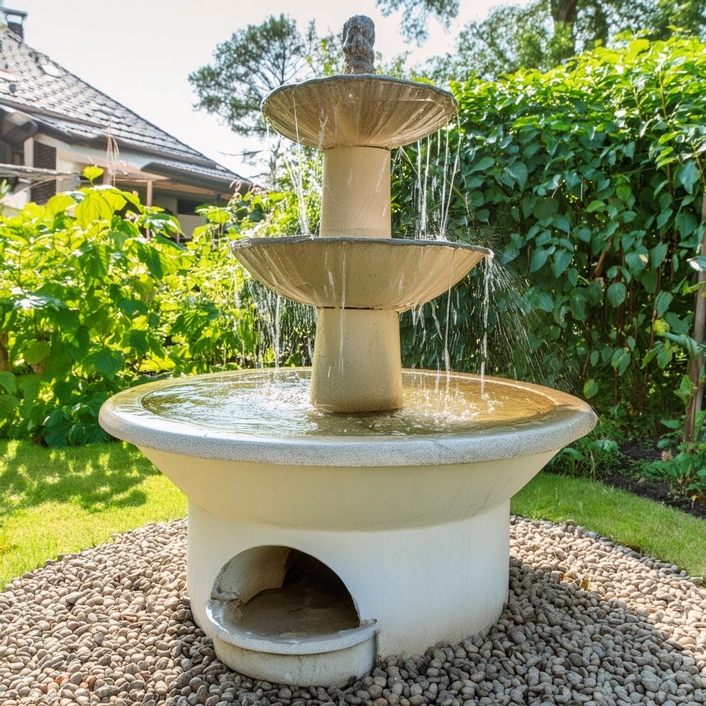 Lightweight Concrete Fountains