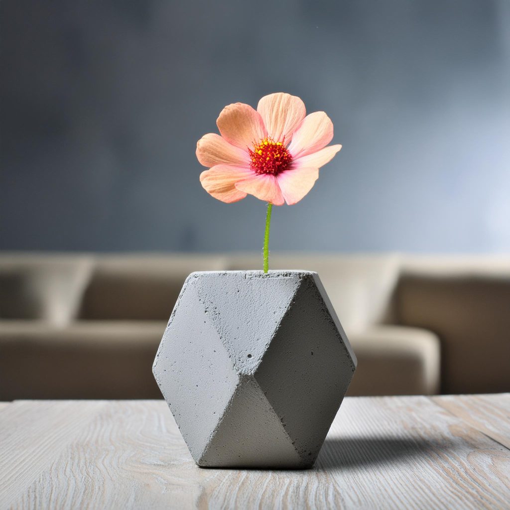 Concrete vases
